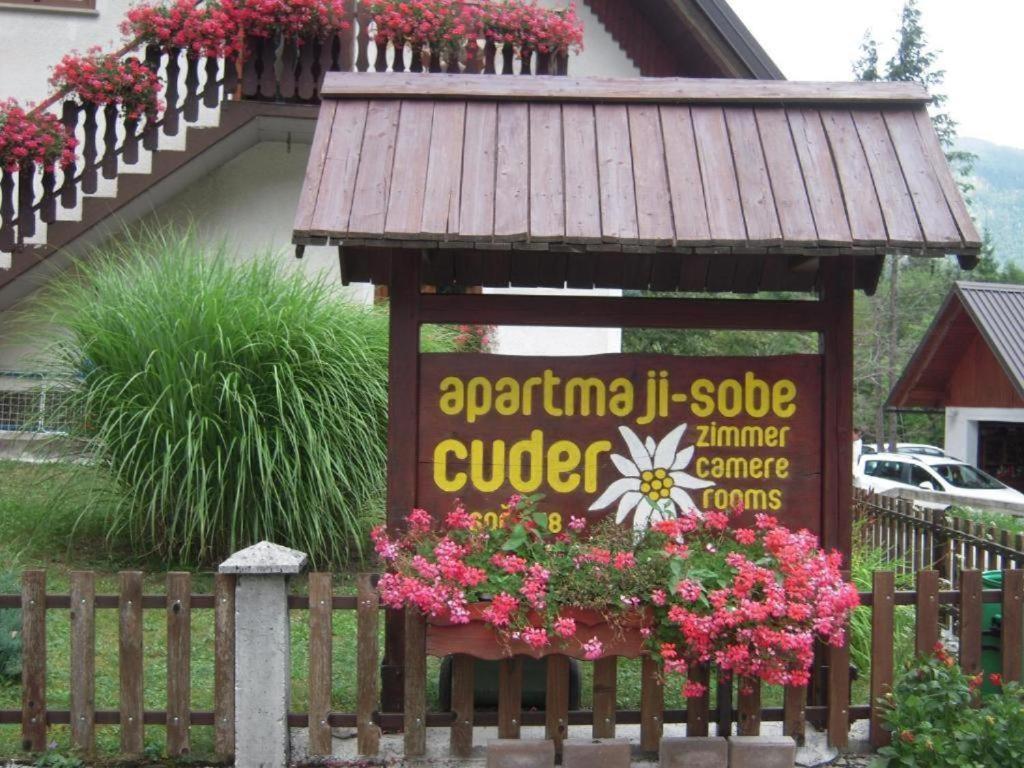 Apartmaji In Sobe Cuder Соча Екстер'єр фото